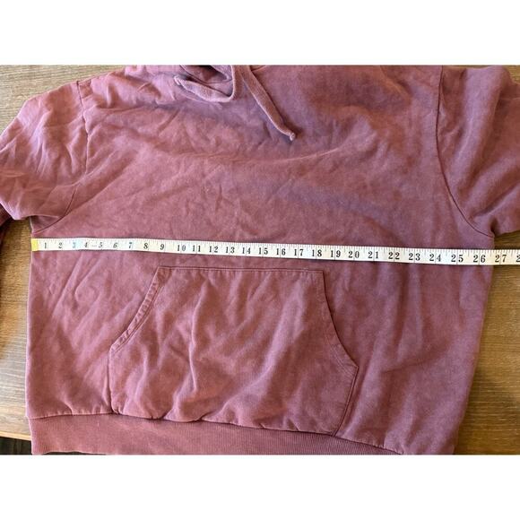 ASOS Design Plum Hoodie Sweatshirt Top Shirt 100% cotton Women Size 6 - Picture 8 of 9